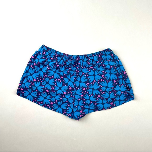 Patagonia Blue Floral Women's Shorts - Picture 3 of 5